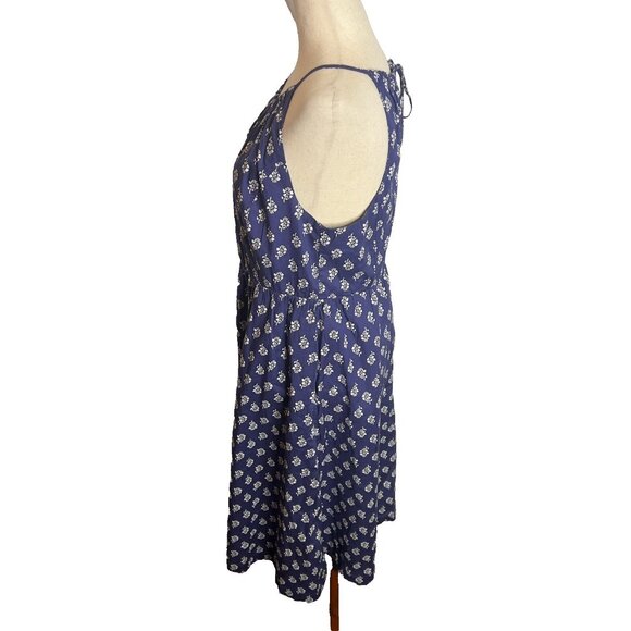 J.Crew $128 Petite strappy poplin halter dress Size P10 CK723 - Picture 3 of 8